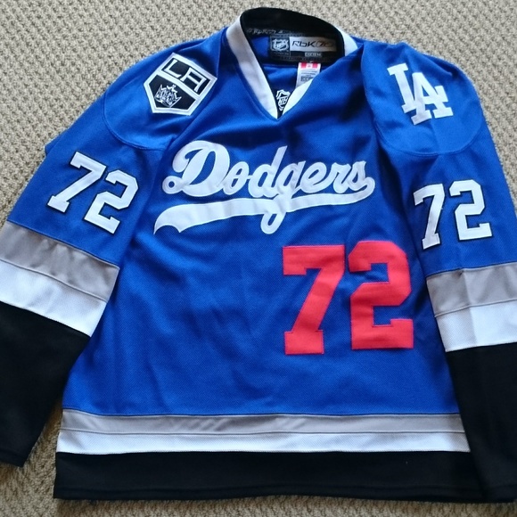 dodgers kings hockey jersey